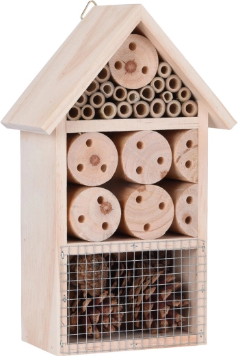 Insektenhotel aus Holz 19 × 9 × 25 cm