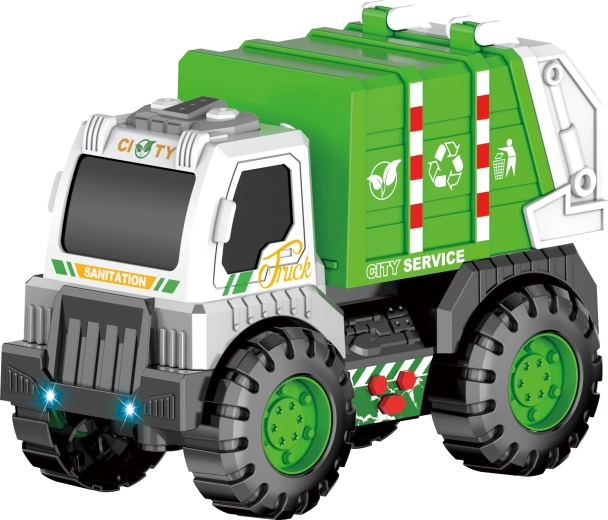 Müllwagen mit Licht- und Soundeffekten, 20 cm