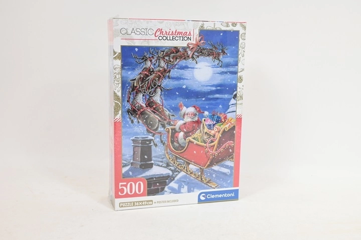 Clementoni Weihnachts-Puzzle „Midnight Sleigh Ride“ 500 Teile