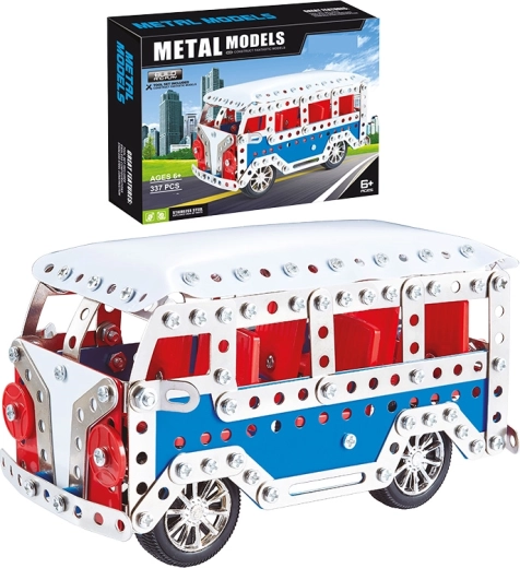 Metallbaukasten Bus, 337 Teile