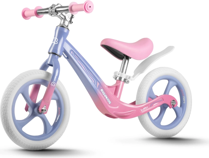 Laufrad für Kinder Ricokids Funnu Magnesium 12” mit EVA-Rädern