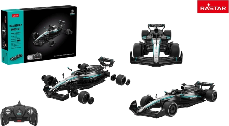 Rastar RC Auto Mercedes-AMG F1 W16 E Performance Bausatz 1:16 schwarz - 1 Stück