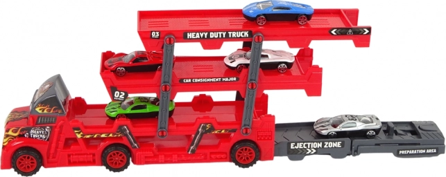 LKW mit abnehmbarer Rampe und Abschussvorrichtung