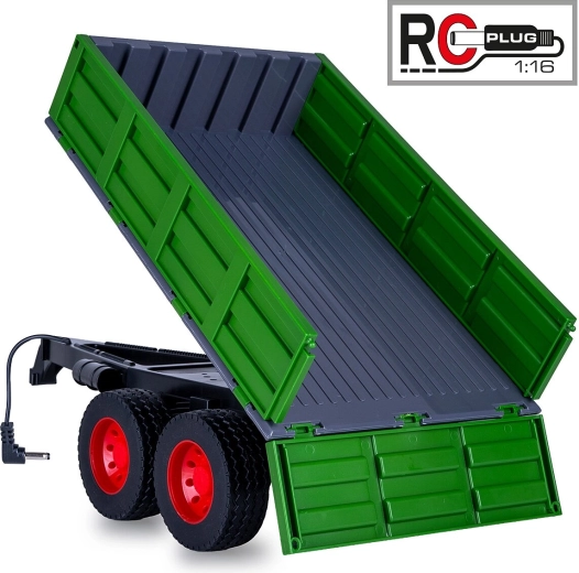 Kippanhänger JAMARA für RC-Traktor 1:16 dunkelgrün