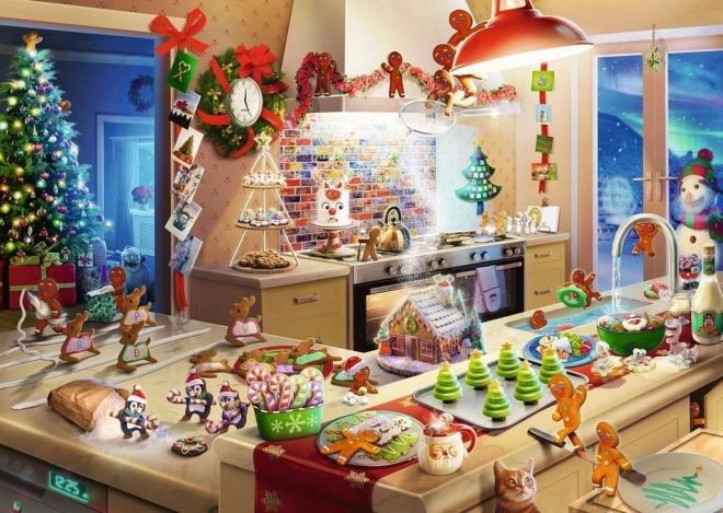 RAVENSBURGER Weihnachtslebkuchen – Puzzle mit 1000 Teilen
