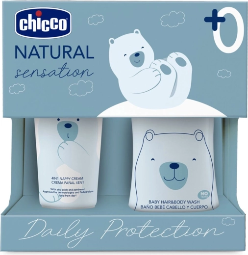 Chicco Geschenkset Natural Sensation Daily Protection für Neugeborene