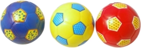 Weicher Kinderball mit Marienkäfermotiv, 11 cm