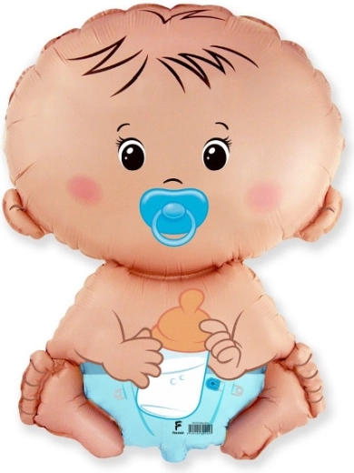Folienballon Baby Junge