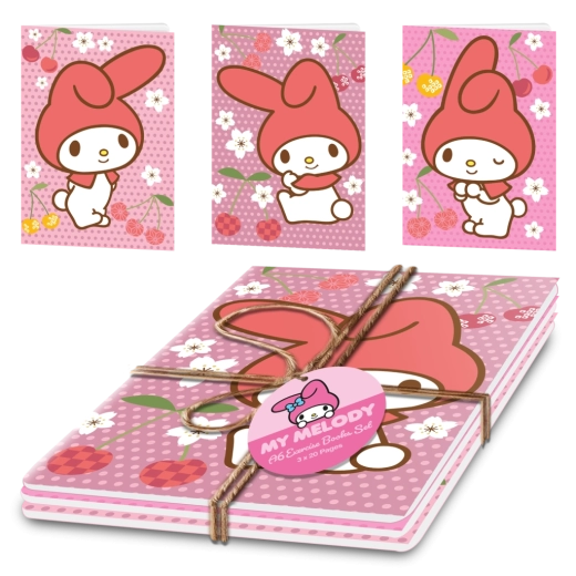 My Melody Notizheft-Set A5 (3 Stk.)
