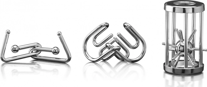 Set aus 3 Metallknobelspielen POPULAR