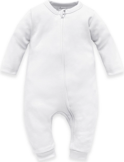 Pinokio Baby-Overall mit Reißverschluss ohne Füße Lovely Day weiß, Gr. 56