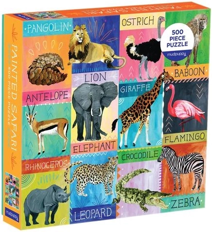 Puzzle Safari-Collage – 500 Teile