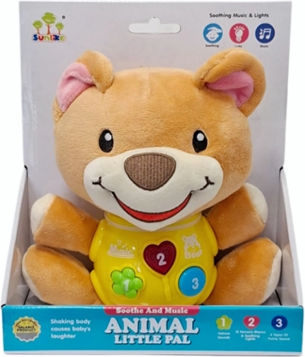 Plüschbär mit Geräuschen und Lichteffekten