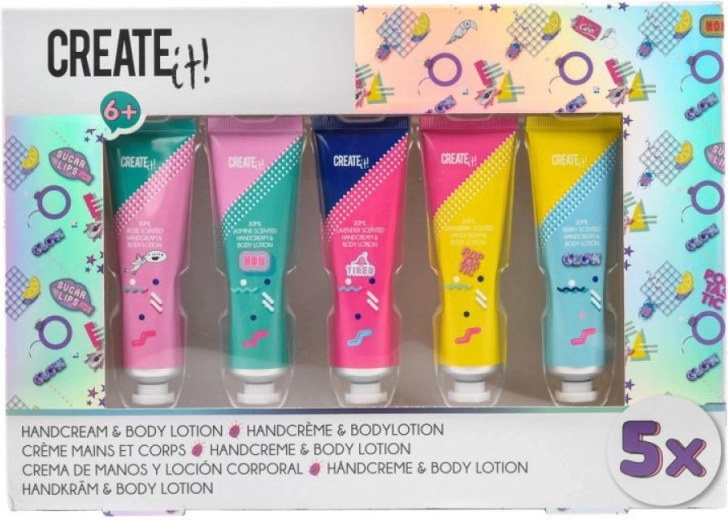 Set aus Hand- und Körpercremes Create it (5× 30 ml)