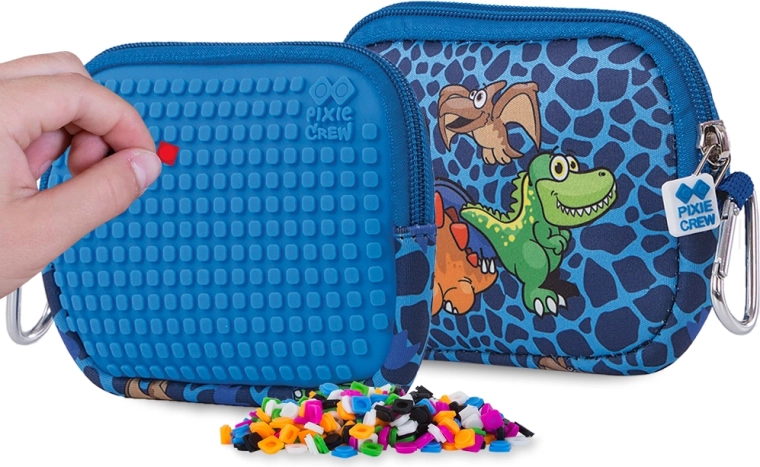 Pixie Crew Universaletui Dino blau