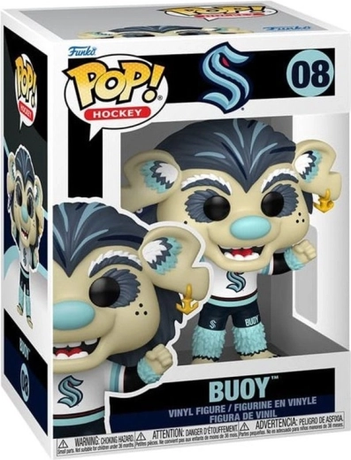 Funko Pop! Hockey NHL-Maskottchen: Seattle Kraken – Buoy #08 - 1 Stück