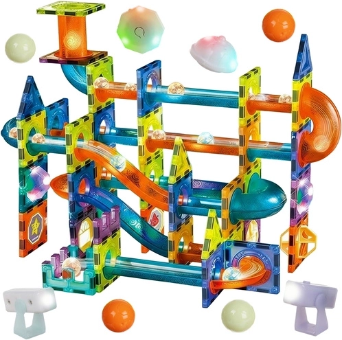 Magnetischer Bausatz Iso Trade – Kugelbahn 110 Teile