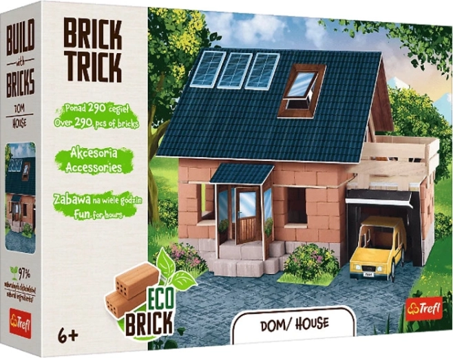 Bausatz Haus aus echten Ziegeln