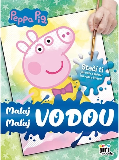 Male mit Wasser Peppa Wutz