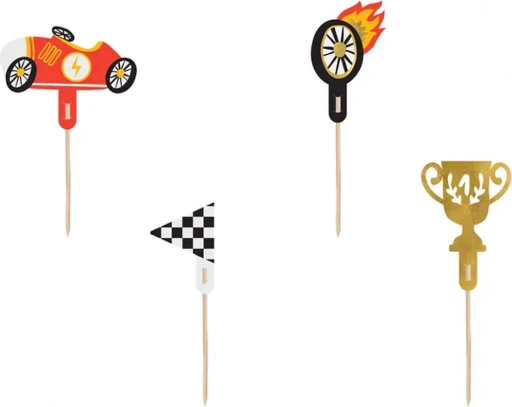 Cupcake-Dekorationen Cars 12 cm