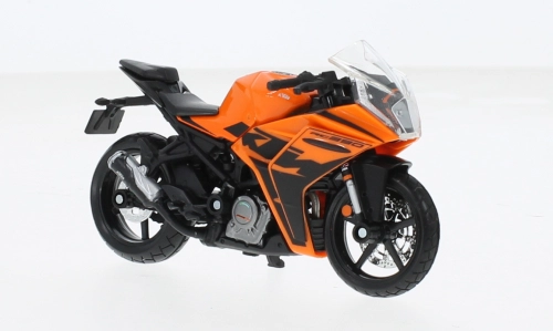KTM RC390 Motorradmodell 1:18 mit Sockel