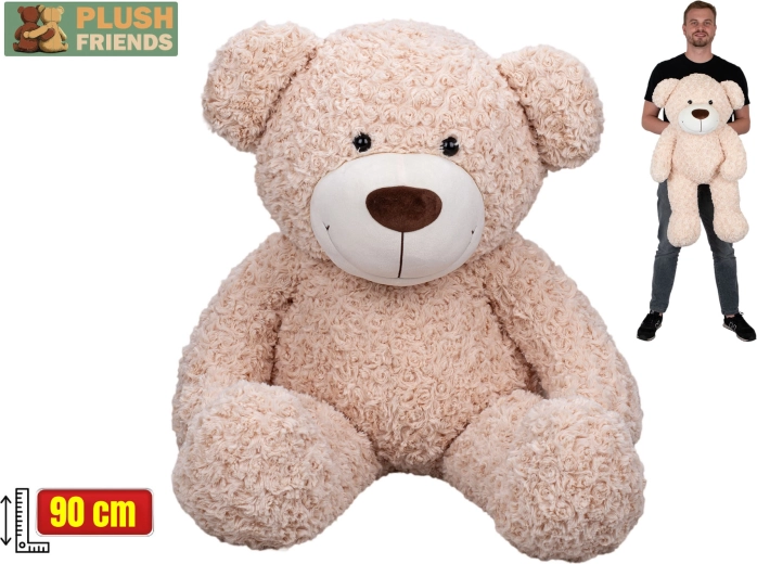 Plush Friends Plüsch-Teddybär beige 90 cm