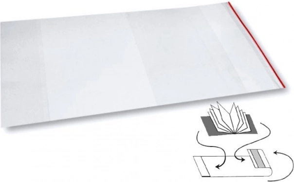 Oxybag Universal-Selbstklebehülle für Bücher und Hefte 262 × 500 mm