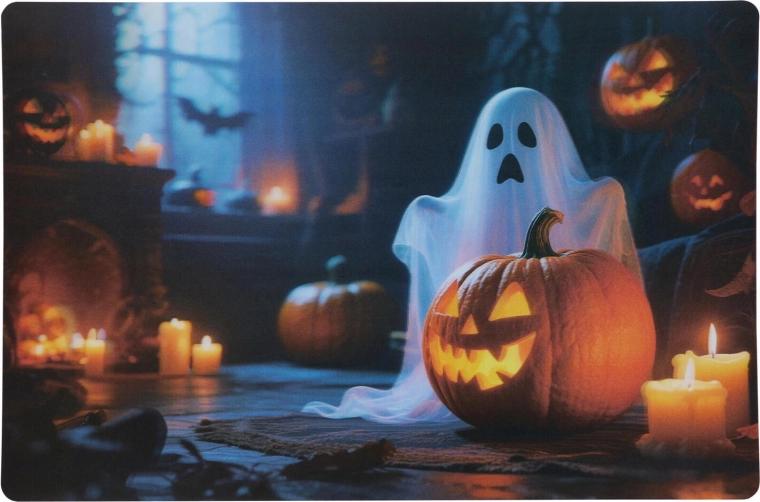Halloween-Platzset aus Polypropylen 42 × 28 cm, Dekormix - 1 Stück