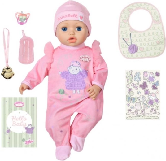 Baby Annabell interaktive Puppe Annabell 43 cm