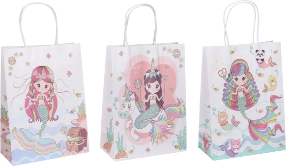 Große Geschenktasche für Kinder 26x12x33 cm