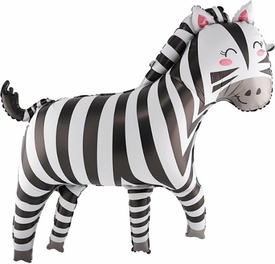 Folienballon Zebra 80 × 78 cm