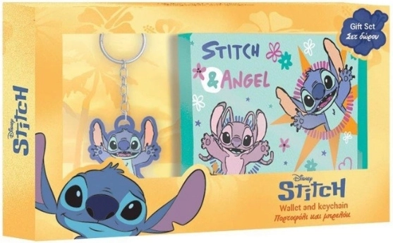 Geldbörse DIAKAKIS mit Anhänger Lilo & Stitch