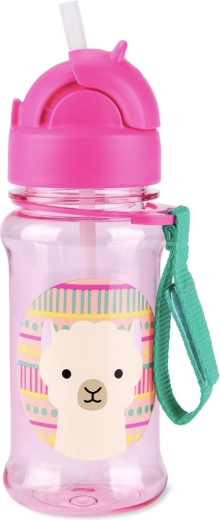 Skip Hop Zoo Tritan-Trinkflasche mit Strohhalm 355 ml Llama