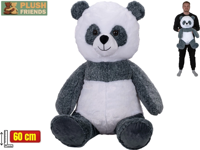Plush Friends Plüschpanda sitzend 60 cm