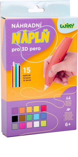 Ersatzminen für 3D-Stift WIKY 15x3 m (tschechische Verpackung)