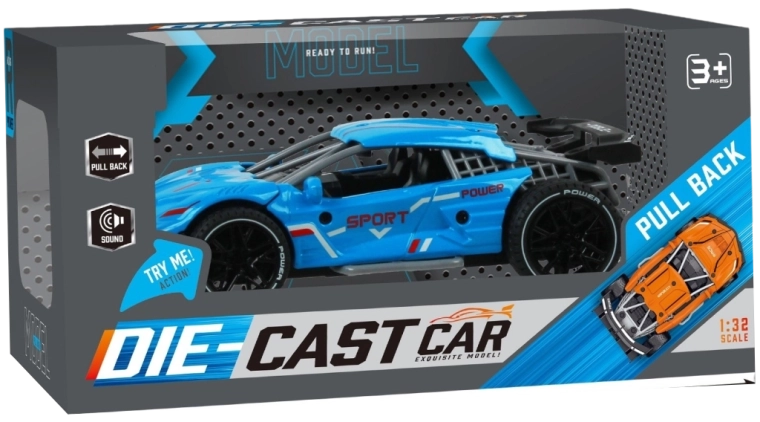 Rennwagen 1:32 mit Rückzugmechanismus
