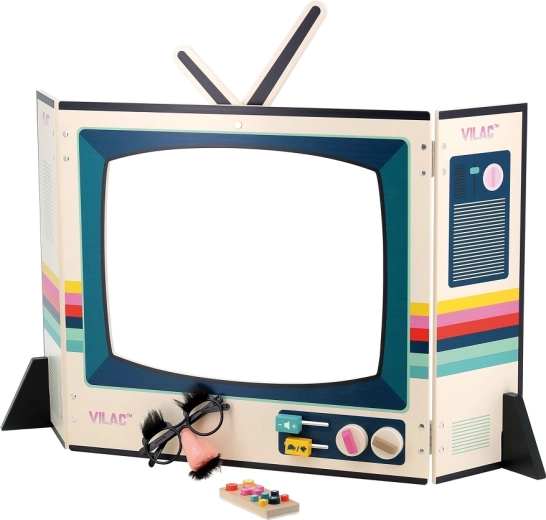 Vilac Holztheater Retro-Fernseher