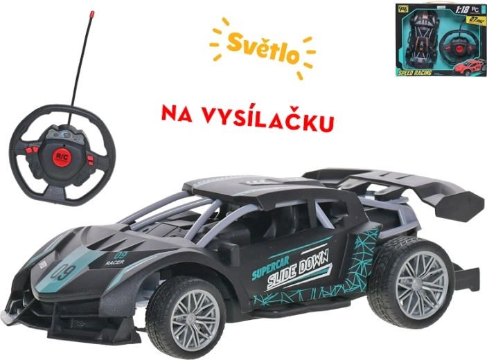 R/C Rennwagen 1:18 mit Lichteffekten, 27 MHz