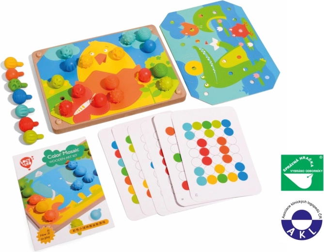 Lucy & Leo Mosaik und Sticken mit Vorlagen und Silikonstiften
