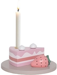 Jabadabado Kerzenhalter Erdbeertorte