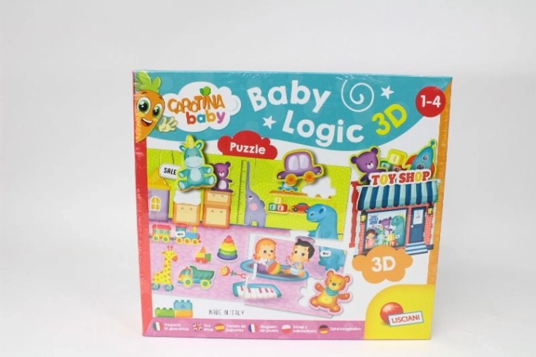 Lisciani Carotina Baby Logic 3D-Puzzle für die Kleinsten