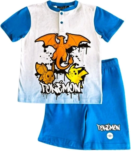 Kinder-Set mit Pokémon-T-Shirt und Shorts