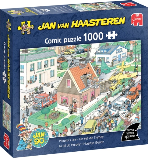 Jumbo Puzzle Jan van Haasteren: Murphys Gesetz 1000 Teile
