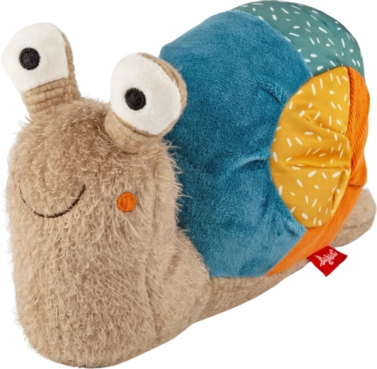 sigikid erstes Kuscheltier – Patchwork-Schnecke 29 cm