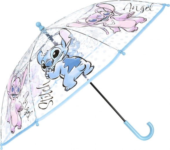 Transparenter Kinderregenschirm Disney Lilo & Stitch – 1 Stück