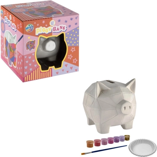 Set zum Bemalen einer Sparschwein-Spardose
