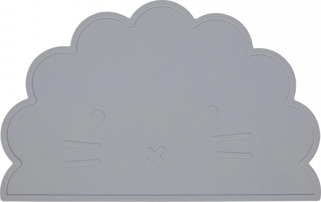 Silikon rutschfeste Unterlage Löwe, grau