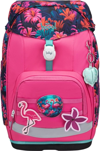 Schulrucksack BAAGL Airy Plus Flamingos GRS