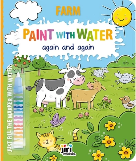 Wasser-Malbuch Bauernhof