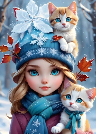 Bluebird Puzzle Winterspaziergang 300 Teile